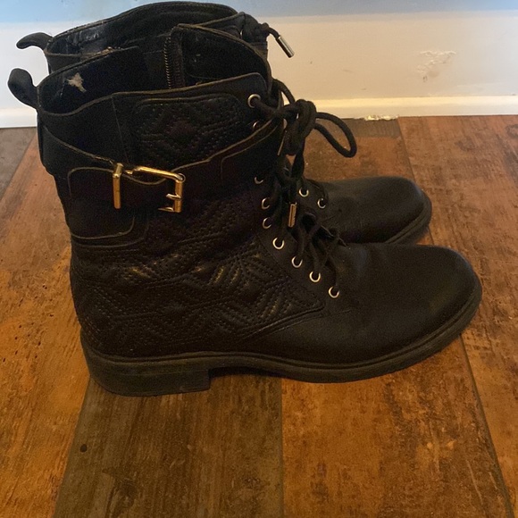 Vince Camuto black combat boots - Picture 7 of 11